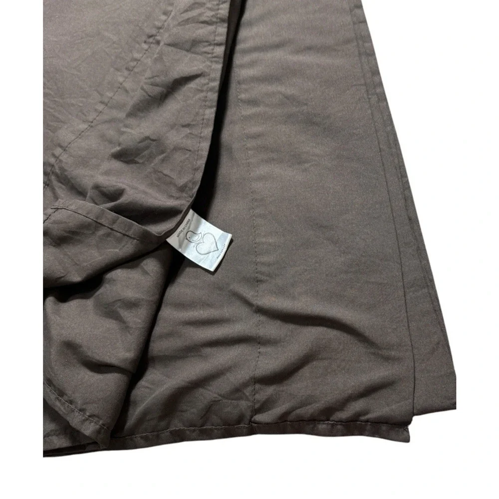 iEnjoy Home King Size Flat Sheet Cooling Microfiber Chocolate Dark Brown Bedding